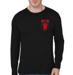 Manchester United Black Full Sleeve T-Shirt