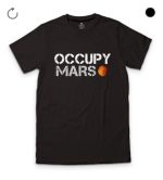 Occupy Mars Black T-Shirt