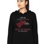 House Stargaryen Black Hooded Sweatshirt