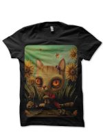 Drama Cat Black T-Shirt