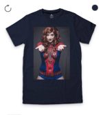 Spider Woman Navy Blue T-Shirt