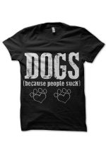 People Sucks Black Tee