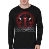 Deadpool Origin Black Full Sleeve T-Shirt