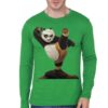 Kung Fu Panda Green Full Sleeve T-Shirt