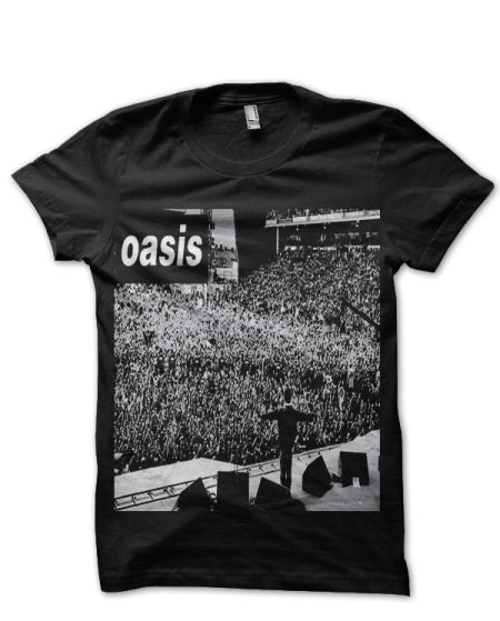 Oasis Black Tee