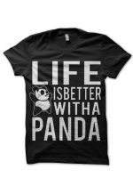 Panda Black T-Shirt