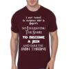 Harry Hobbit Jedi Game Maroon T-Shirt