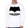 Team Batman White Full Sleeve T-Shirt