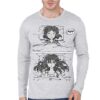 Anime Grey Full Sleeve T-Shirt