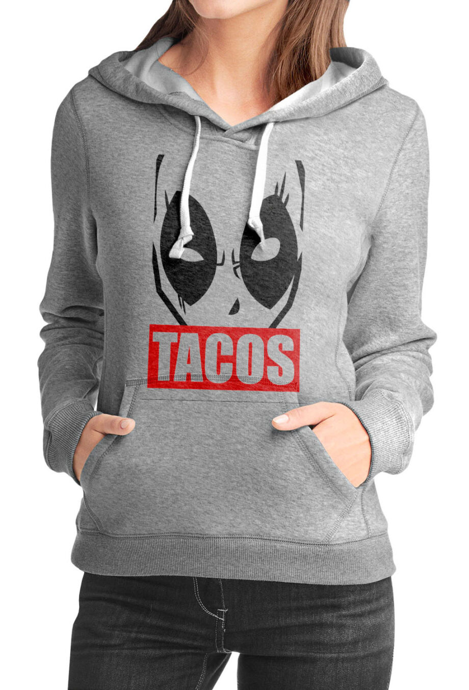 Deadpool Grey Hooded Sweatshirt