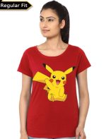 Pikachu Red Girls T-Shirt