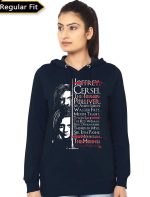 Arya Stark Navy Blue Women's Hoodie