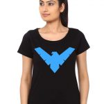 Nightwing Black Girls T-Shirt