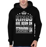 Kings Are Born In February Hoodie