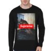 Supreme Black Full Sleeve T-Shirt
