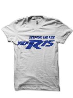 Yamaha R15 Custom White T-Shirt