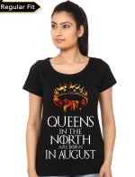 Queens Are Born In August T-Shirt