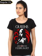 Queens Are Born In February T-Shirt