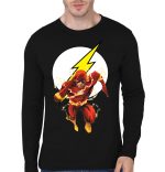 Running Flash Black Full Sleeve T-Shirt