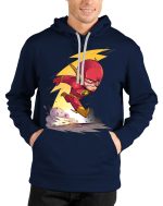 Flash Navy Blue Hoodie