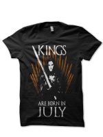 Kings Are Born In July T-Shirt