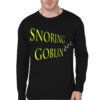 Snoring Goblin Black Full Sleeve T-Shirt