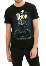 Thor God Of Thunder Black T-Shirt