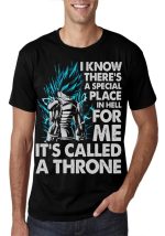 King Vegeta Black T-Shirt