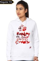 Honey You Should See Me In A Crown White Girl's Hoodie