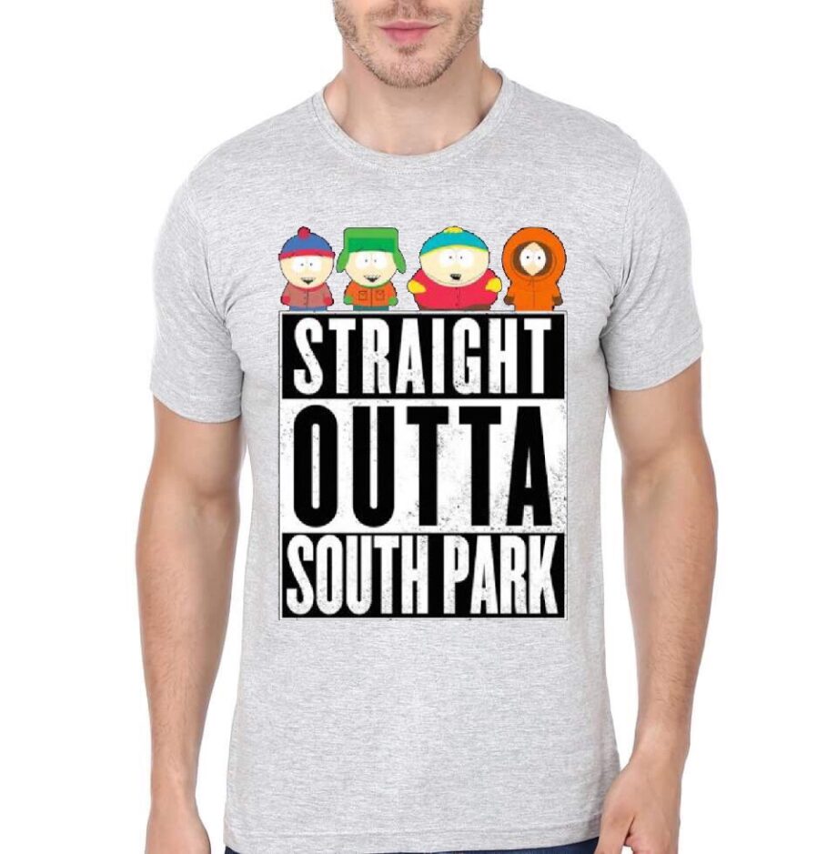 Straight Outta South Park Grey T-Shirt