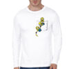 Banana Fall White Full Sleeve T-Shirt