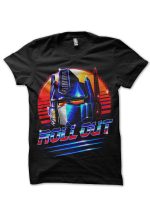Optimus Prime Autobots Black T-Shirt