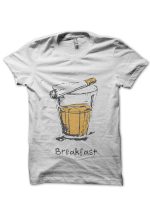 Morning Breakfast White T-Shirt