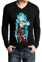 Goku Saiyan God Black Full Sleeve T-Shirt
