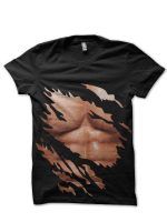 Fitness ABS Black T-Shirt