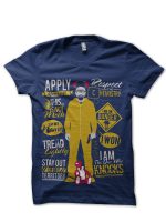 Heisenberg I Am The Danger Navy Blue T-Shirt