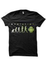 Evolution Android Black T-Shirt