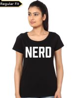 Nerd Black T-Shirt