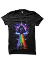 Pink Floyd Rainbow Black T-Shirt