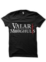 Valar Morghulis Black V-Neck T-Shirt