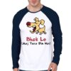 Bhok Le Aaj Tera Din Hai Raglan T-Shirt