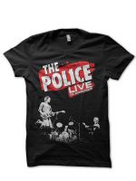 The Police Live Concert Black T-Shirt