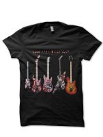 Van Halen Guitars Black T-Shirt