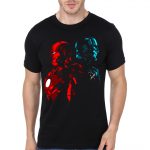 Iron vs Captain Black T-Shirt