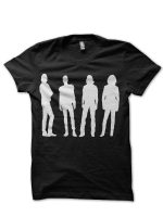 Outlines of The Killers Black T-Shirt
