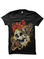 Slayer American Metal Band Black T-Shirt
