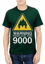 Warning:- Goku Power Level 9000 T-Shirt