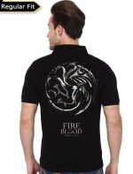 House Targaryen Black Polo T-Shirt
