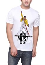 Queen Show Must Go On White T-Shirt
