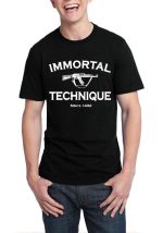 Immortal Technique Since 1492 Black T-Shirt